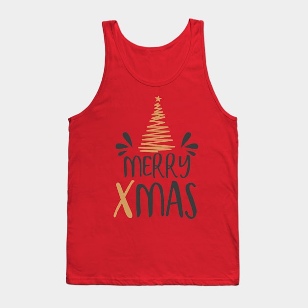 Merry Xmas Tank Top by holidaystore